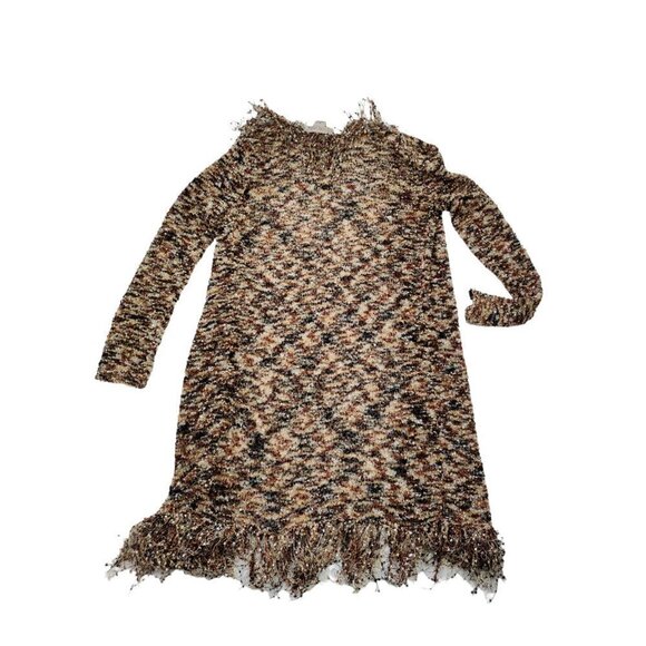 C.l.o.t.h.e.s Women's Fringe multi-colored Cardigan Sz S - Picture 8 of 9